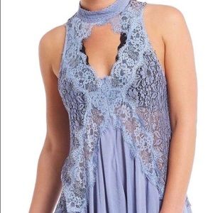 Free People Tell Tale Heart Lilac Lace Dress